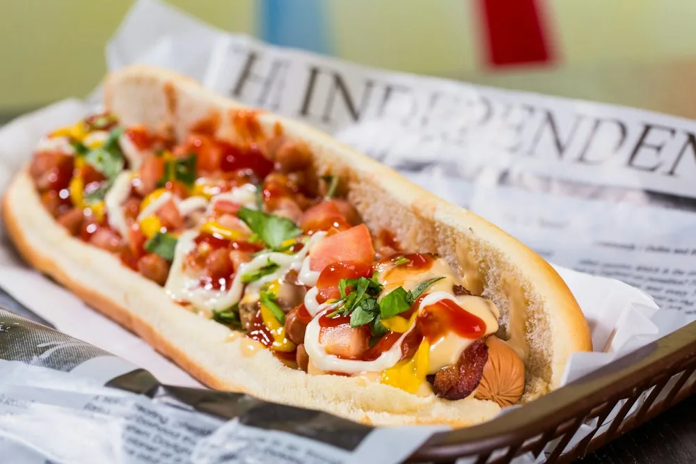 Loaded hotdog